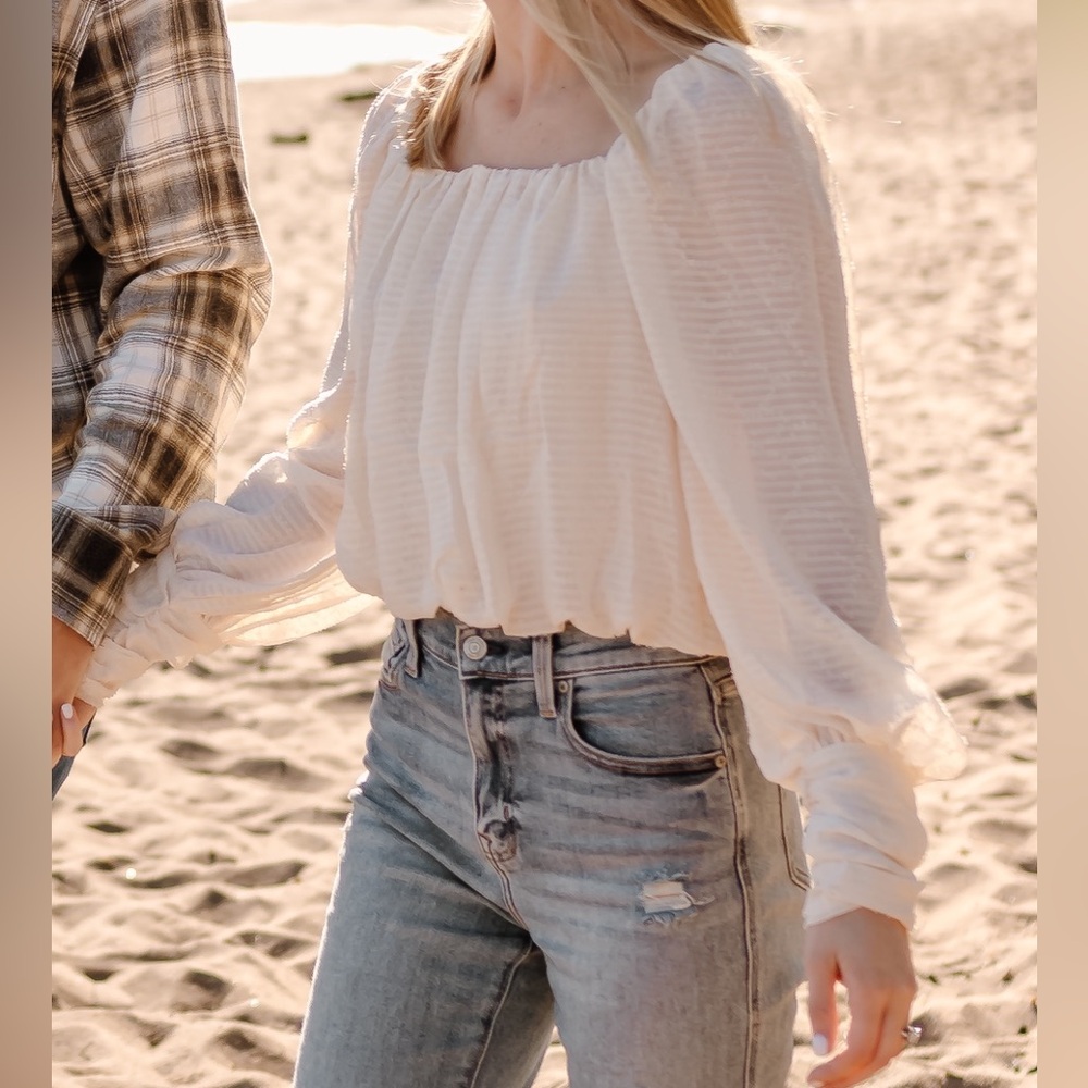 Off White Blouse